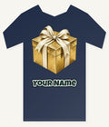 Gold Foil Gift Box Personalised Kids Tee and Baby Bodysuit