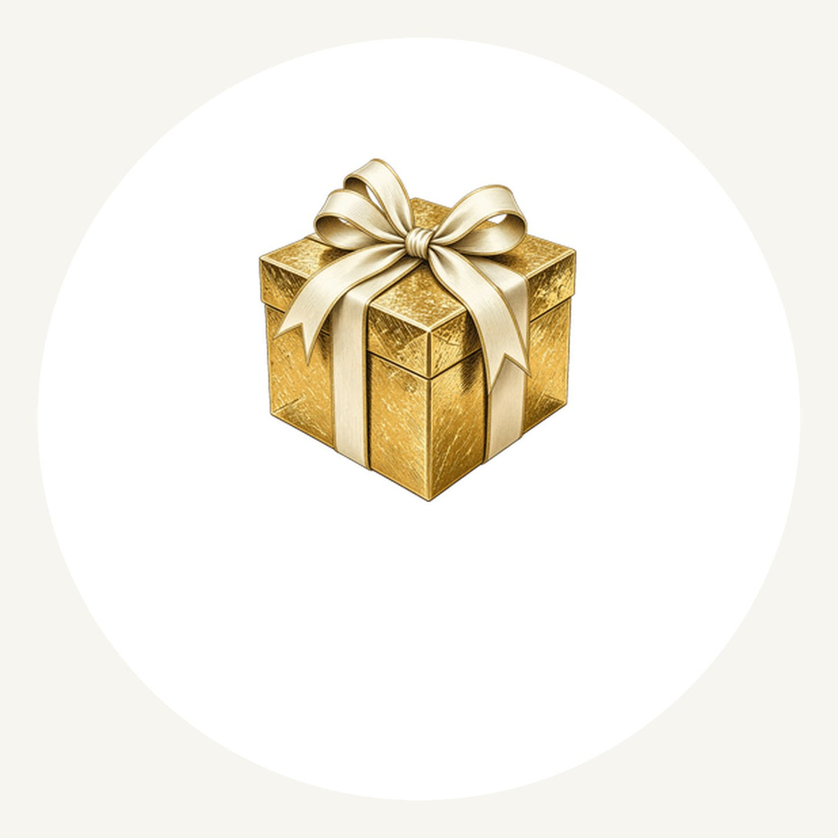 Gold Foil Gift Box Personalised Pewter Christmas Ornament