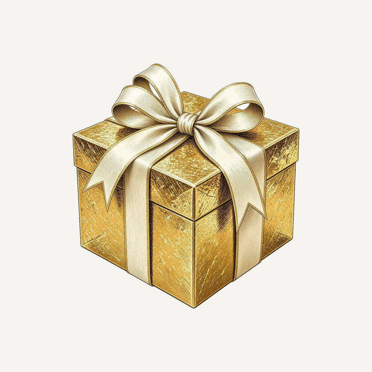 Gold Foil Gift Box Personalised Christmas T-Shirt and Hoodie