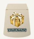 Gold Foil Gift Box Personalised Santa Sack