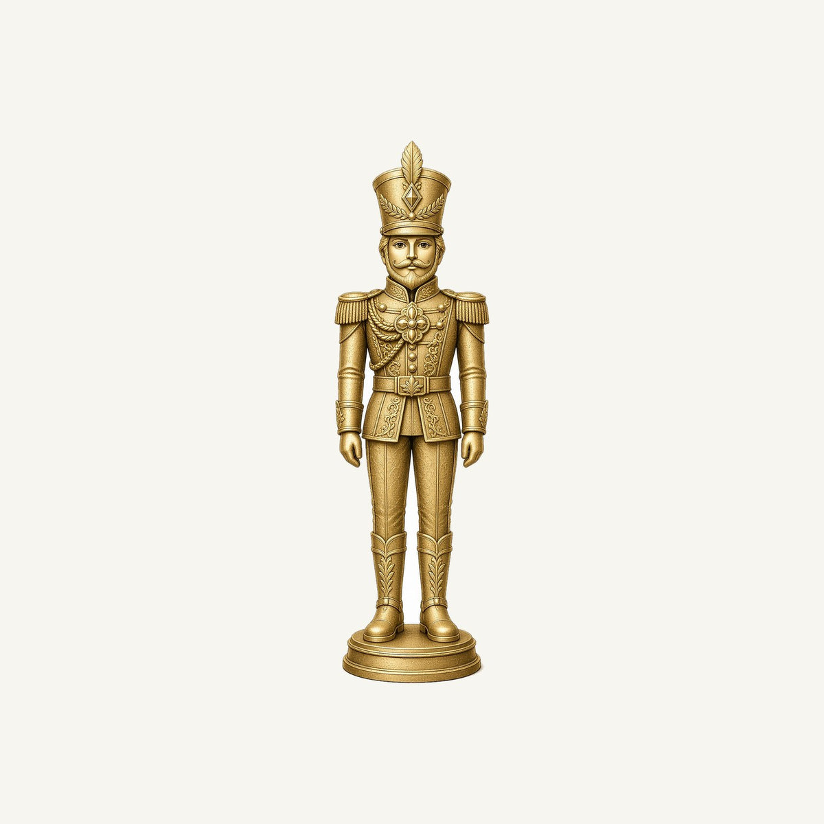 Gold Nutcracker Soldier Personalised Kids Tee and Baby Bodysuit