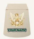 Golden Angel and Star Personalised Santa Sack