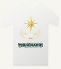 Golden Nativity Star Personalised Christmas T-Shirt and Hoodie
