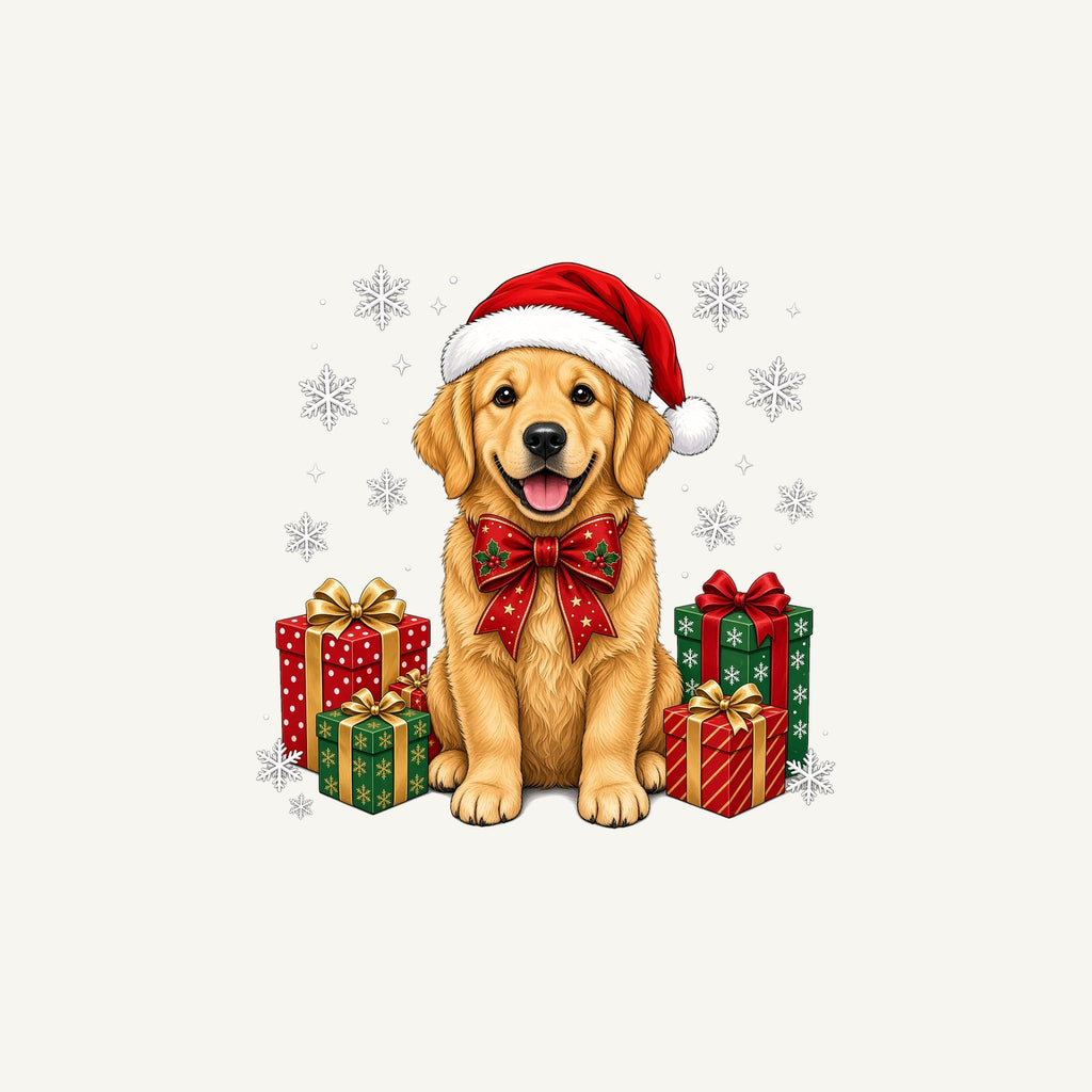 Golden Retriever Christmas Personalised Christmas Mug
