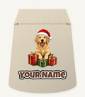 Golden Retriever with Presents Personalised Santa Sack