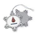 Golf Club Christmas Tree Personalised Pewter Christmas Ornament