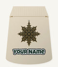 Gothic Gold Star Personalised Santa Sack