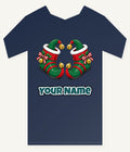Green Elf Boots with Bells Personalised Kids Tee and Baby Bodysuit