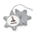 Greyhound Personalised Pewter Christmas Ornament