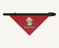 Groodle personalised Christmas pet bandana collar with buckle