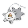 Groodle Personalised Pewter Christmas Ornament