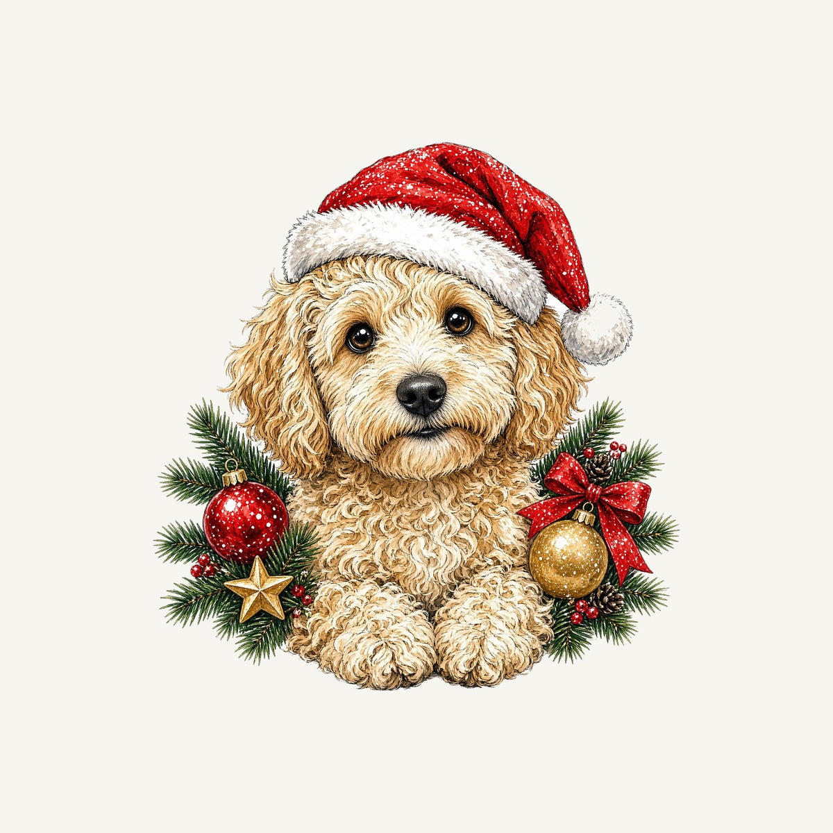 Groodle Christmas Personalised Christmas T-Shirt and Hoodie