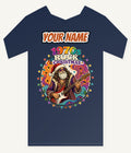 Groovy Rocker Santa Personalised Kids and Baby Christmas Tee