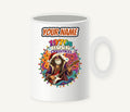 Groovy Rocker Santa Personalised Christmas Mug