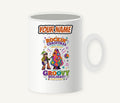 Groovy Rocking Christmas Elf Personalised Christmas Mug