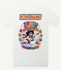 Groovy Seventies Guitar Snowman Personalised Christmas T-Shirt and Hoodie