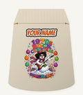 Groovy Seventies Guitar Snowman Personalised Santa Sack