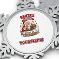 Guilty as Crumbed Personalised Pewter Christmas Ornament