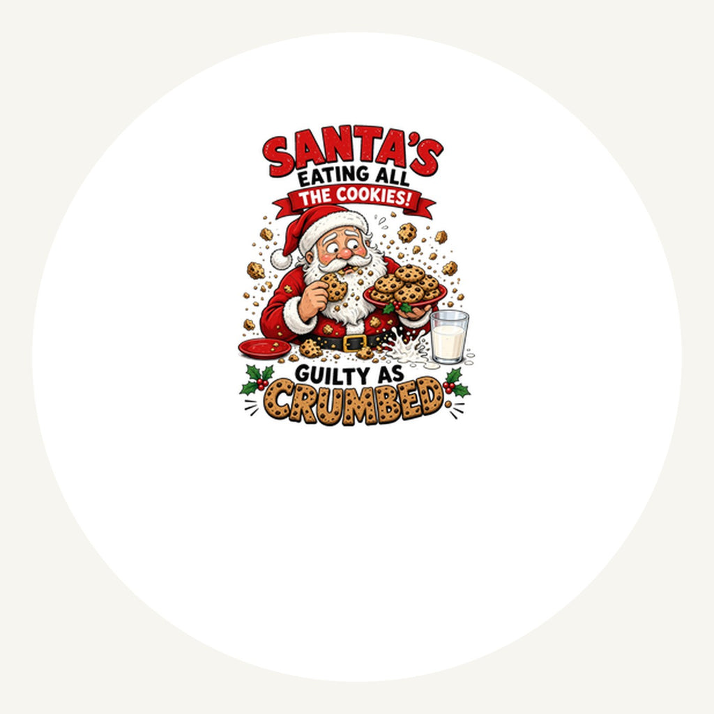 Guilty as Crumbed Personalised Pewter Christmas Ornament