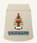 Handprint Christmas Tree Personalised Santa Sack