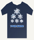 Happy Snowflake Friends Personalised Kids and Baby Christmas Tee