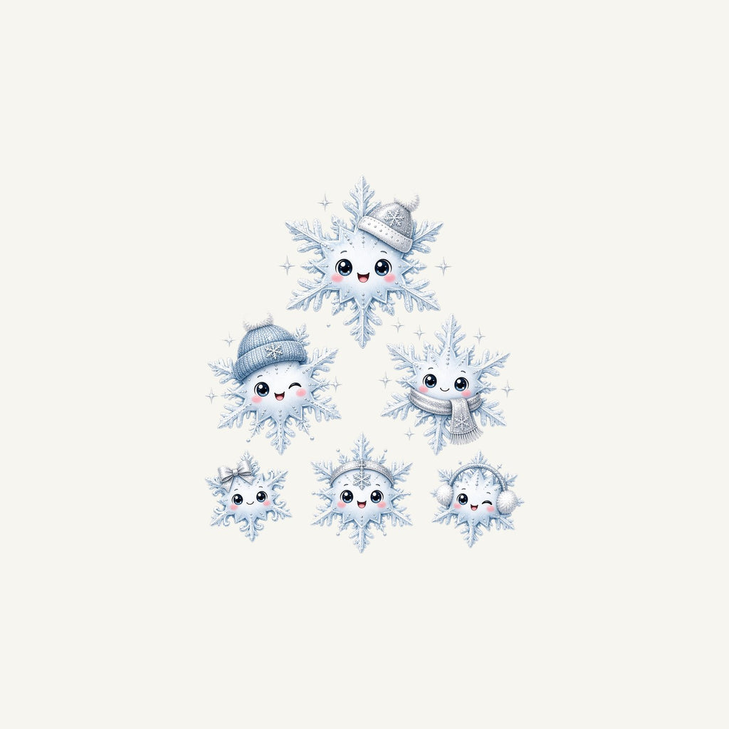 Happy Snowflake Friends Personalised Christmas Mug