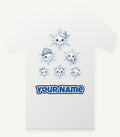 Happy Snowflake Friends Personalised Christmas T-Shirt and Hoodie