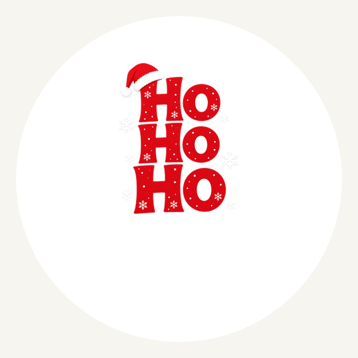 Ho Ho Ho Santa Hat Personalised Pewter Christmas Ornament