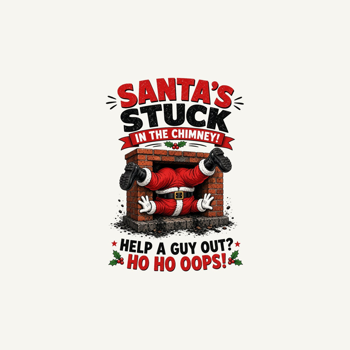 Ho Ho Oops Personalised Christmas Mug