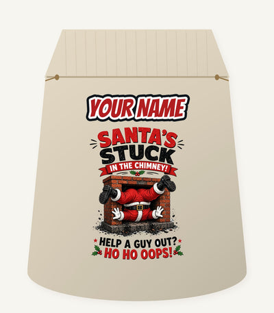 Ho Ho Oops Personalised Santa Sack