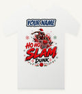 Ho Ho Slam Dunk Personalised Christmas T-Shirt and Hoodie