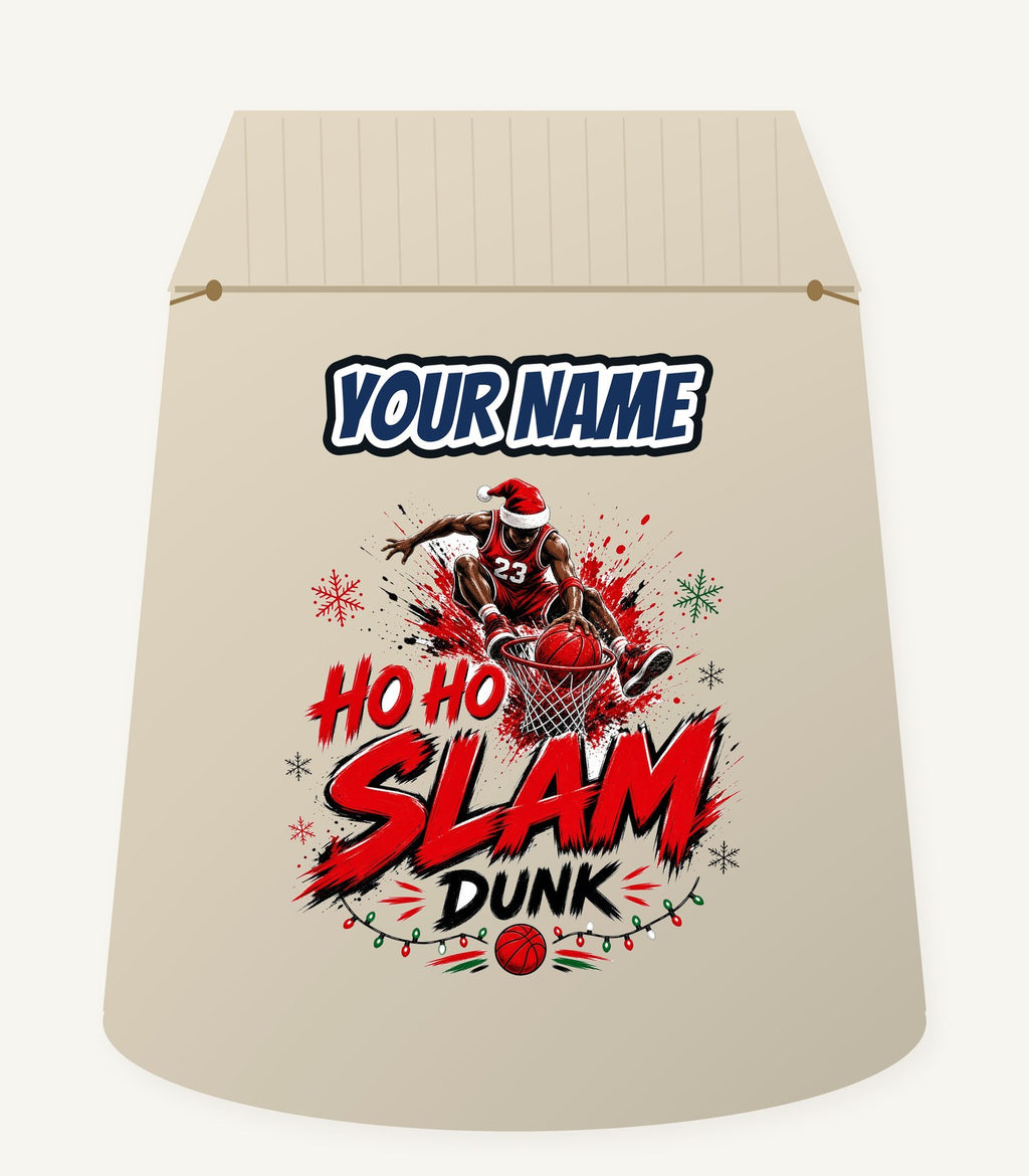 Ho Ho Slam Dunk Personalised Santa Sack