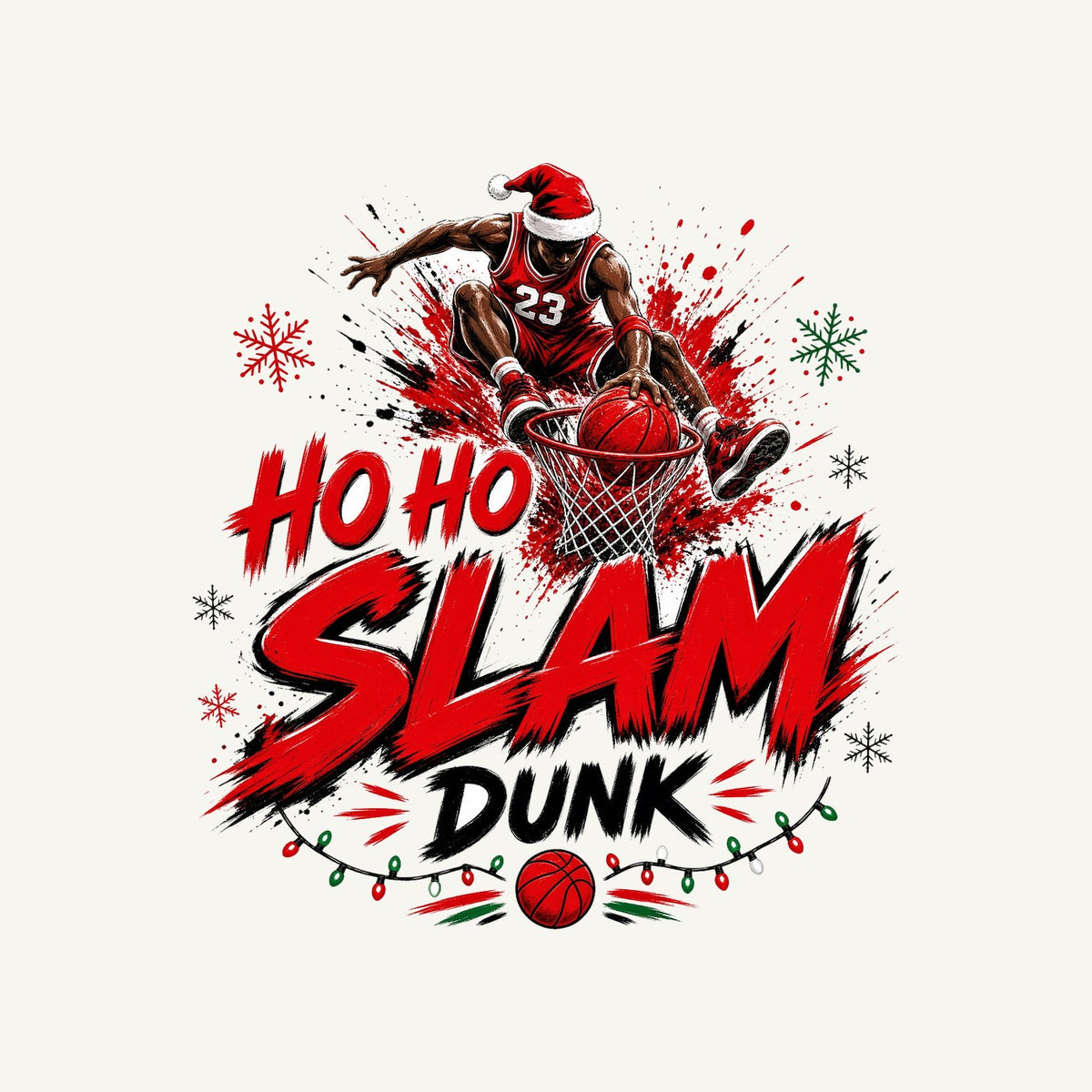 Ho Ho Slam Dunk Personalised Santa Sack