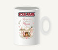 Home Is Where Mum Is Personalised Christmas Mug