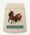 Horse Drawn Santa Sleigh Personalised Santa Sack