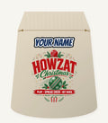 Howzat Cricket Christmas Personalised Santa Sack