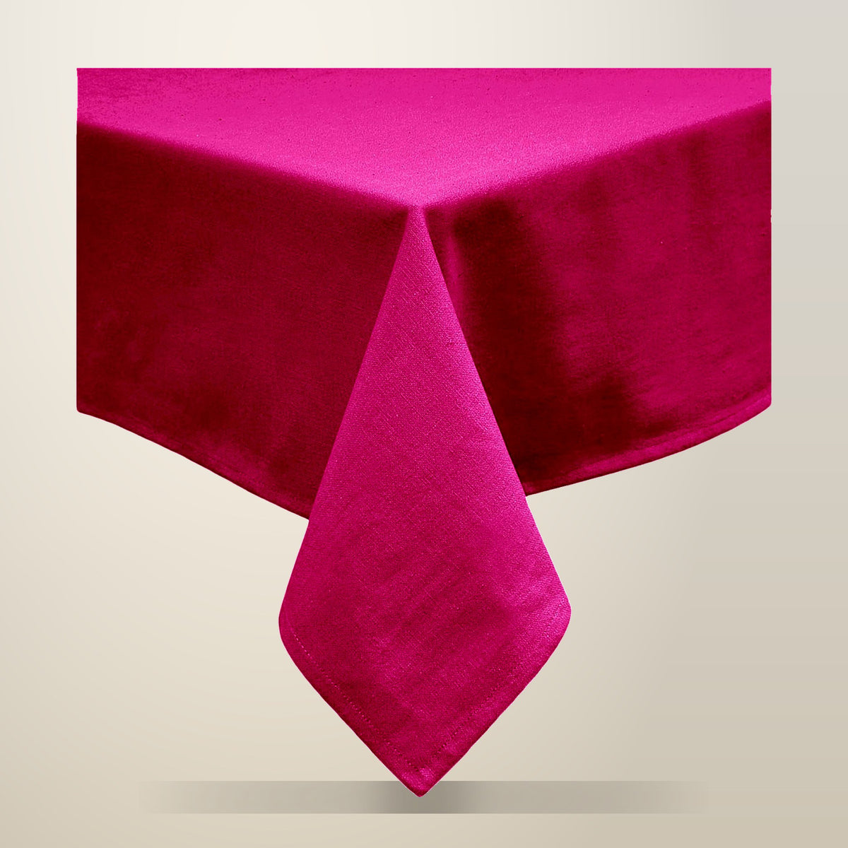 Hoydu Cotton Blend Oblong Tablecloth, on a plain cream background