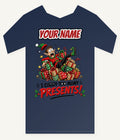 I Carry Too Many Presents Personalised Kids and Baby Christmas Tee