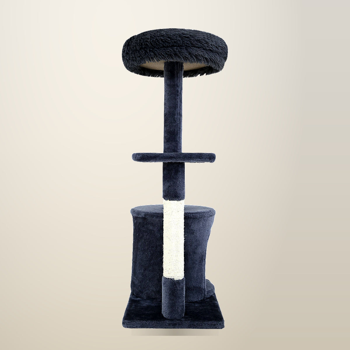 i.Pet Cat Tree, 94 cm, 49 x 31 cm Base, on a plain cream background