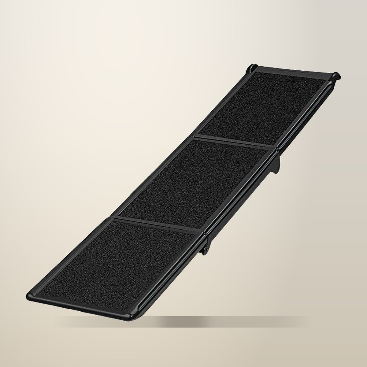 i.Pet Dog Ramp, Car SUV, Black, Polyethylene, on a plain cream background