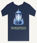 Ice Crystal Lantern Personalised Kids Tee and Baby Bodysuit