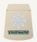 Ice Crystal Snowflake Personalised Santa Sack