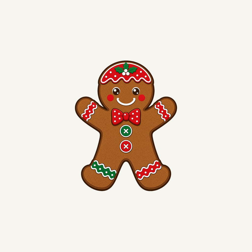 Iced Gingerbread Man Biscuit Personalised Christmas Mug