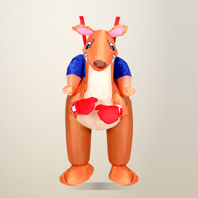 Inflatable Kangaroo Costume, Adult, Blow Up