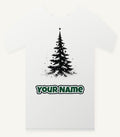 Ink Sketch Christmas Tree Personalised Christmas T-Shirt and Hoodie