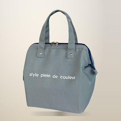 Insulated Lunch Bag with Zip Top, 22 x 14 x 25 cm