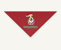 Jack Russell personalised Christmas pet bandana, tie-on style