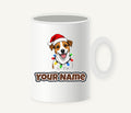 Jack Russell Christmas Personalised Christmas Mug