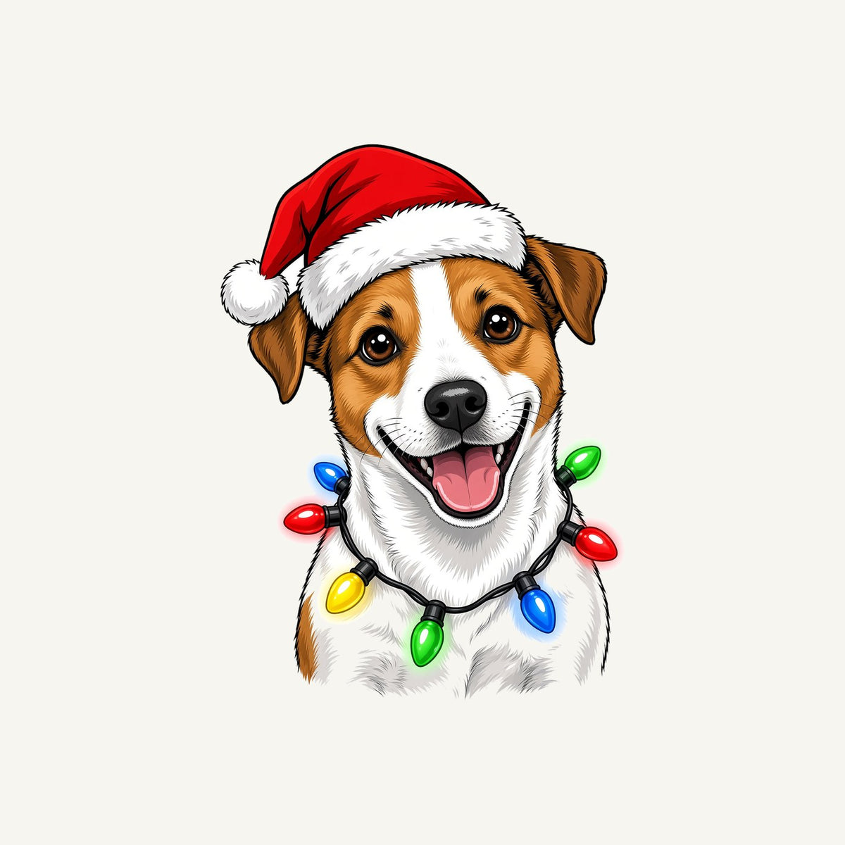 Jack Russell Christmas Personalised Christmas T-Shirt and Hoodie