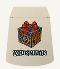 Jewelled Blue Gift Box Personalised Santa Sack